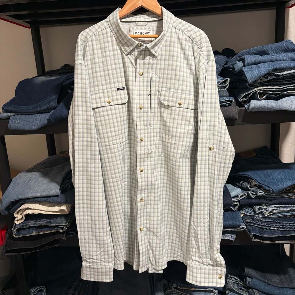 Poncho The Cutting Horse Long Sleeve Shirt Size XXL